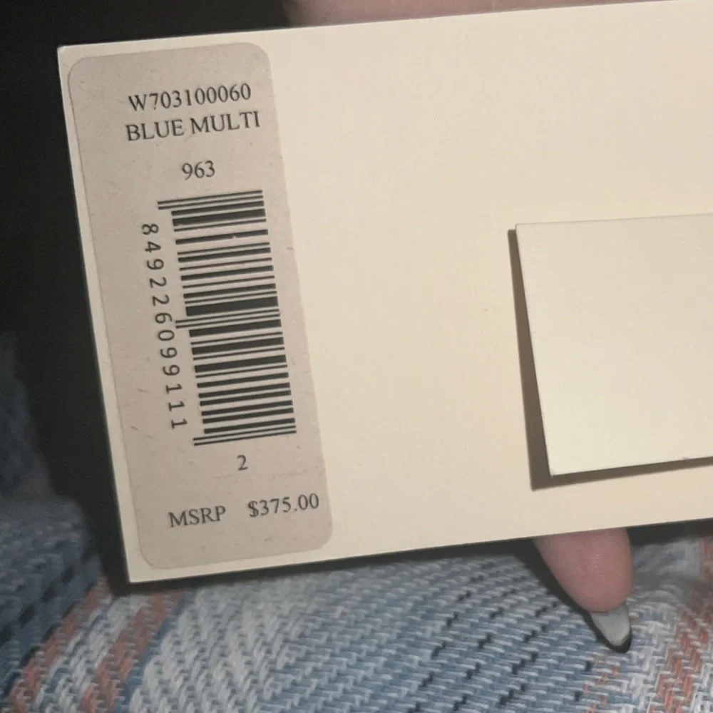 Mara Hoffman Overlap Jumpsuit in Blue Multi Size 2 NWT Pantsuit Originally $375 - Picture 7 of 7